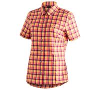 Maier Sports Philina Damen Bluse red yellow check 54