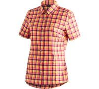 Maier Sports Philina Kurzarmhemd Red Yellow Check 2XL (3000488-M20301-46)
