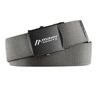 Maier Sports Gürtel Tech Belt – bequemer Outdoorgürtel, stufenlos verstellbar, Grau 150 cm