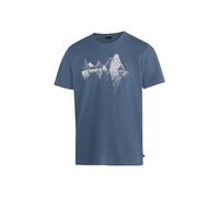Maier Sports Wander-/Freizeit Tshirt Tilia Pique (Polyester, schnelltrocknend) blau/grau Herren, Größe XL