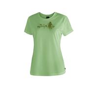 Maier Sports Tilia Pique W, Damen T-Shirt, Funktionsshirt mit Rundhals für Wandern und Freizeit, dryprotec Technologie, Atmungsaktiv, NFC-Chip für einfaches Recycling, Grün, 36