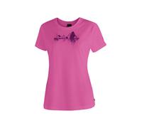 Maier Sports Tilia Pique W, Damen T-Shirt, Funktionsshirt mit Rundhals für Wandern und Freizeit, dryprotec Technologie, Atmungsaktiv, NFC-Chip für einfaches Recycling, Pink, 38