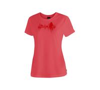 Maier Sports Damen T-Shirt Tilia Pique W – Funktionsshirt dryprotec atmungsaktiv NFC – Rot Gr. 46
