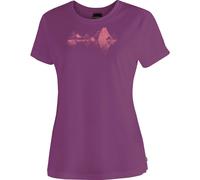 T-Shirt MAIER SPORTS "Tilia Pique W", Damen, Gr. 34, lila (purpurviolett), 100% Polyester, Rundhals, Shirts T-Shirt, Damen Kurzarmshirt, leichtes Sommer Funktionsshirt, Rundhals, Reg Fit (17302448-34)