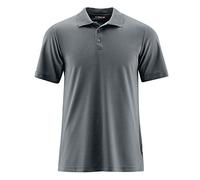 Maier Sports Ulrich, Herren Poloshirt, Leichtes Piqué-Funktionspoloshirt für Wandern und Freizeit, dryprotec Technologie, Atmungsaktiv, NFC-Chip für einfaches Recycling, Grau, 4XL