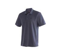 Maier Sports Ulrich, Herren Poloshirt, Leichtes Piqué-Funktionspoloshirt für Wandern und Freizeit, dryprotec Technologie, Atmungsaktiv, NFC-Chip für einfaches Recycling, Dunkelblau, XL