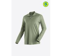 Maier Sports Ulrich Langarm-polo 3XL Green Pond