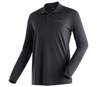 Maier Sports - Ulrich L/S - Polo-Shirt, Gr. 4XL, schwarz (Black)