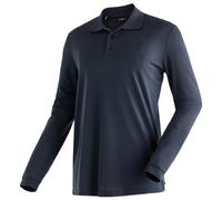 Maier Sports Ulrich Langarm-polo 2XL Night Sky