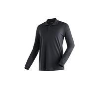 Maier Sports Ulrich L/S Poloshirt Herren, Langarm Funktionsshirt
