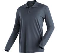 Maier Sports Herren Polo-Shirt Ulrich L/S, Langarm piqué Polohemd