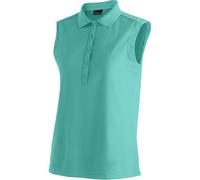 Maier Sports Ulrike Sleeveless Damen Poloshirt, grün 48