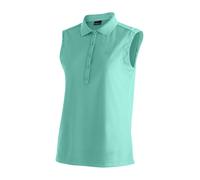Maier Sports Ulrike sleeveless Frauen Polo Shirt - 46 - green sponge