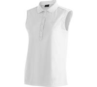 Maier Sports Damen Ulrike Polo T-Shirt (Größe M, weiss)