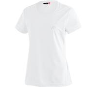 Funktionsshirt MAIER SPORTS "Waltraud", Damen, Gr. 38, weiß, 100% Polyester, Rundhals, Shirts Funktionsshirt, Damen T-Shirt, schnelltrocknendes Freizeitshirt, Regular Fit (054737-38)