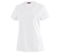 Maier Sports T-Shirt Waltraud Damen – Funktionsshirt mit dryprotec, atmungsaktiv, NFC-Chip, weiß 48