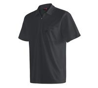 Maier Sports Wander-/Freizeit Polo Arwin 2.0 (atmungsaktiv, schnell trocknend) schwarz Herren, Größe M