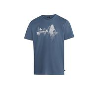 Maier Sports Wander-/Freizeit Tshirt Tilia Pique (Polyester, schnelltrocknend) blau/grau Herren, Größe XXL