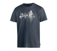 Maier Sports Wander-/Freizeit Tshirt Tilia Pique (Polyester, schnelltrocknend) graphitegrau Herren, Größe L