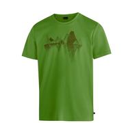 Maier Sports Wander-/Freizeit Tshirt Tilia Pique (Polyester, schnelltrocknend) grün Herren, Größe L
