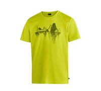 Maier Sports Wander-/Freizeit Tshirt Tilia Pique (Polyester, schnelltrocknend) limegelb Herren, Größe M