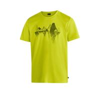 Maier Sports Wander-/Freizeit Tshirt Tilia Pique (Polyester, schnelltrocknend) limegelb Herren, Größe XL