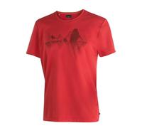 Maier Sports Wander-/Freizeit Tshirt Tilia Pique (Polyester, schnelltrocknend) rot Herren, Größe XXL