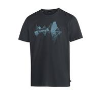 Maier Sports Wander-/Freizeit Tshirt Tilia Pique (Polyester, schnelltrocknend) schwarz Herren, Größe XL