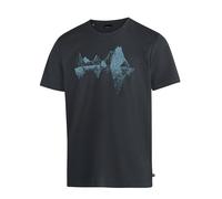 Maier Sports Wander-/Freizeit Tshirt Tilia Pique (Polyester, schnelltrocknend) schwarz Herren, Größe XXL