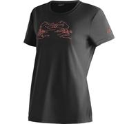 Maier Sports Wilma Print Kurzarm-t-shirt Black XS (3005391-M10900-34)