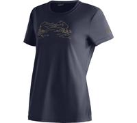 MAIER SPORTS Damen Shirt Wilma Print (3005391RE) 34 night sky