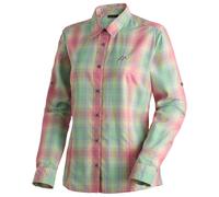 Funktionsbluse MAIER SPORTS "Nanni", Damen, Gr. 52, canary, 85% Polyester, 15% Viskose, Blusen, Damen Bluse, leichte Langarmbluse, Blusen-Shirt, Karobluse, Reg Fit (11396848-52) canary