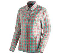 Maier Sports - Women's Nanni - Bluse, Gr. 7XL 56, bunt (GreenLightblueRedCheck)