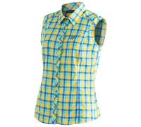 Maier Sports - Women's Paloma - Bluse, Gr. 7XL 56, bunt (BlueYellowCheck)