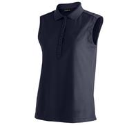 Maier Sports - Women's Ulrike Sleeveless - Polo-Shirt, Gr. S 36, blau (NightSky)