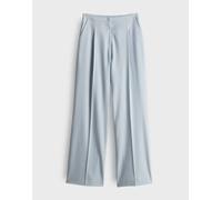 OPUS Damen City Pants | Wide Leg Pants Maiga French mit Leinen Oxford Blue, 42