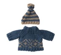 Maileg Strickpullover und Mütze, Papa Maus