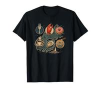 Maine Food Hummer Donut Kaffee Ostküste Feinschmecker T-Shirt