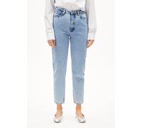 MAIRAA | Jeans Mom Fit High Waist Ankle recycelte Baumwolle Non-Stretch - blau (25-32)