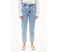 MAIRAA | Jeans Mom Fit High Waist Ankle recycelte Baumwolle Non-Stretch - blau (30-34)