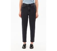 MAIRAA MOM JEANS | recycelter Baumwoll-Mix Comfort Stretch - schwarz (26-30)