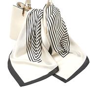 MAIRY Damen Seidentuch 100% Seide 90 x 90 cm Halstuch Bandana Seidenschal 35 inch Seidentuch Haare M090014