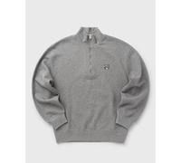 Maison Kitsune FOX HEAD COMFORT HALF ZIP SWEATSHIRT men Half-Zips grey in Größe:M