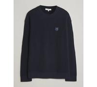 Maison Kitsuné Tonal Fox Head Rib Knitted Sweater Navy Blau L