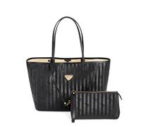 Maison Mollerus Bern Shopper Tasche 34 cm black / gold
