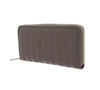 MAISON MOLLERUS Clariden Zip Around Portemonnaie Taupe / Gold