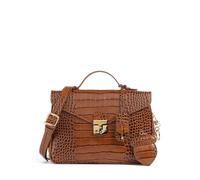 Maison Mollerus Croco Marly Handtasche braun, Leder, Damen