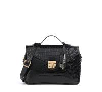 Maison Mollerus Croco Marly Handtasche schwarz, Leder, Damen