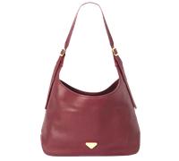 Maison Mollerus Kalbsleder Antique Rot Schultertasche Mendrisio, Gold