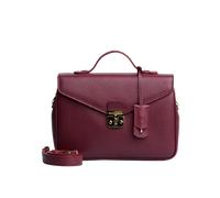 Maison Mollerus Kalbsleder Antique Rot Umhängetasche Marly, Gold